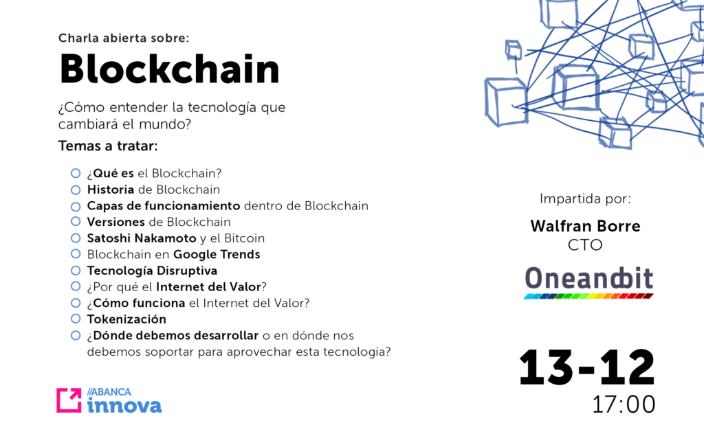 Cartel Charla Blockchain