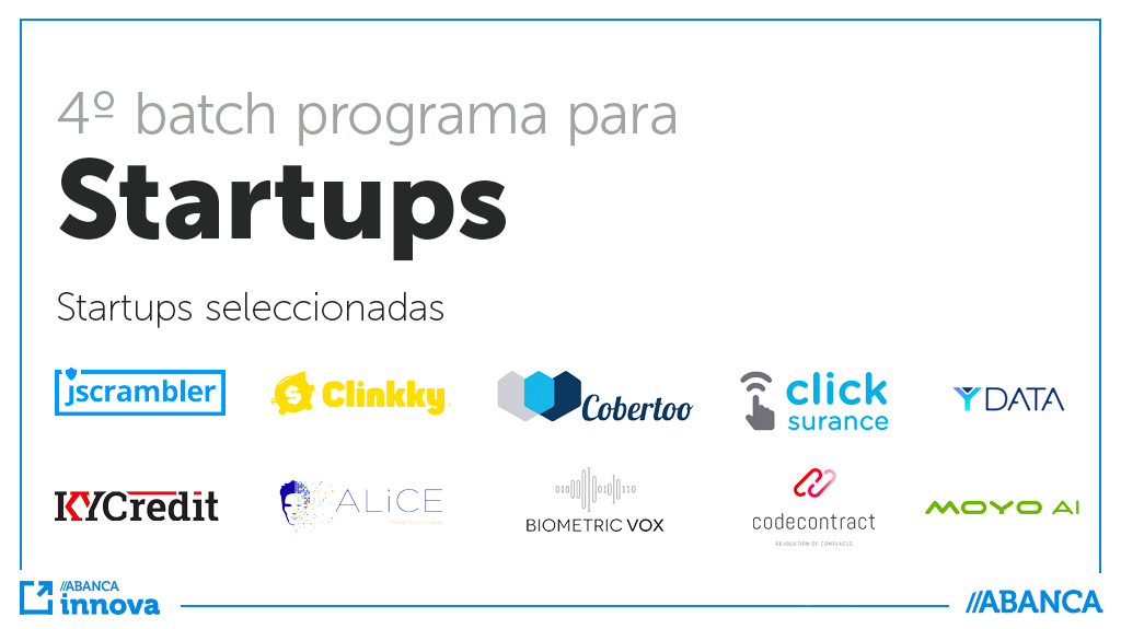 startups seleccionadas 4º batch